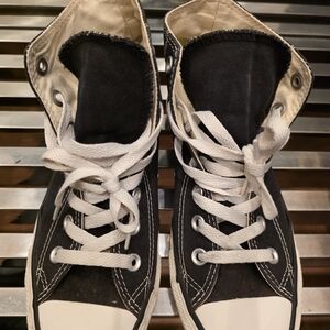 Converse Black and White High-Top Sneakers